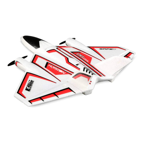 Ultra Micro RC Plane With Dope Twin Brushless Motors And Delta Wing BNF Basic Electric side view