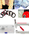 Top-Notch Hand Press Pearl Setting Machine For Crafting with various pearl sizes, compact design for jewelry making.