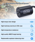 Waterproof Brushless Motor And ESC Combo For 2S LiPo, 3650 3900KV Sensorless Motor with ESC in off-road setting