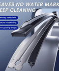 Premium 22 Inch Beam Wiper Blades For Chevy Avalanche Silverado Suburban Tahoe Exact Oem Replacement showcasing natural rubber strip and flow guiding design.