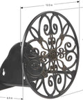 Wall Mounted Garden Hose Holder Holds 125 Feet Of Five Eighth Inch Hose In All Cast Aluminum Construction That Resists Rust