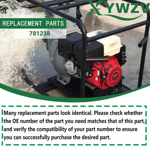 Honda 781238 Mechanical Seal Replacement For 2 Inch And 3 Inch Gas Semi Trash Water Pumps Easy Install Beefed Up For Champion Predator Generac Pulsar WB20XT3 WB30XT3 WH20XTAF on gas water pump