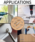 250G Self Tapping Screws Assortment Kit For Wood And Metal M3 M4 M5 applications and usage examples shown in various projects
