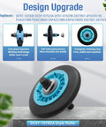 Upgraded Dryer Repair Kit With Roller And Belt For DC97 16782A DC93 00634A 6602 001655 showcasing DC97-16782A dryer roller