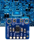 Legit Game Changer Haptic Motor Controller Module With I2C Interface And 3V 5V Input featuring blue circuit board design for VR builds.