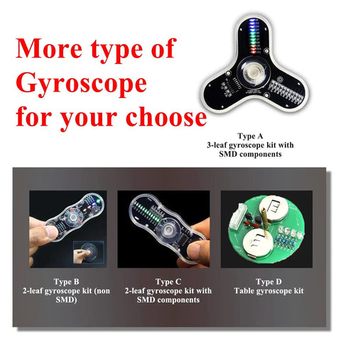Display of Beginner-Friendly Soldering Practice Kit With 3 Leaves Fidget Spinner Project LED Flasher Light DIY Electronics Board STEM.