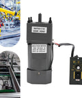 90W Variable Speed AC Gear Motor With 110V Single Phase Power 0-135 RPM Output 10K High Torque Includes Speed Controller