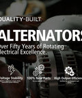 New 11453N Alternator For 2010 2020 GM Vehicles front view with rotating electrical components.
