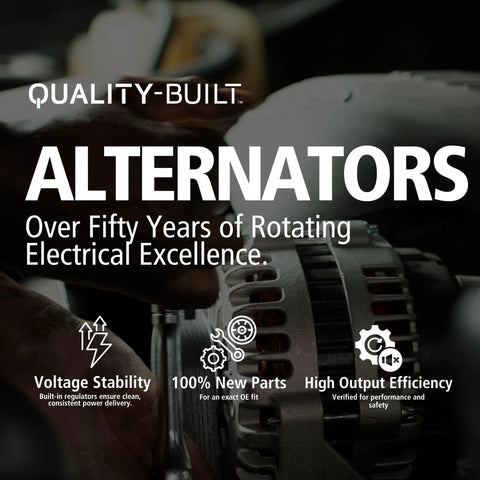 New 11453N Alternator For 2010 2020 GM Vehicles front view with rotating electrical components.