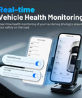 AI Assisted Wireless OBD2 Scanner For iPhone And Android All System Diagnostic Tool With Free Updates No Subscriptions display