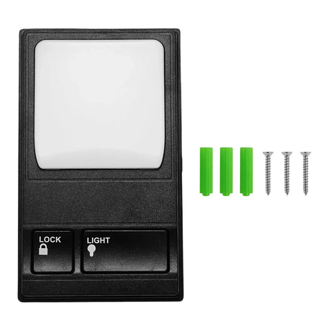 Wall Mount Garage Door Control Panel Switch For Plug And Play Opener Setup with mounting hardware