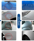 Before and after using Paintless Dent Repair Tool Kit 1000W PDR Machine For Auto Body Beat Dents Fast Induction Heater Hot Box