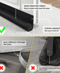 36 Inch Under Door Draft Stopper Blocker Door Sweep Keeps Cold Air Out, Cuts Noise, Light, Odor, Easy Install - Product Comparison