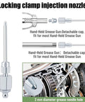 Industrial Grade Grease Needle Coupler Set With High Pressure Needle Nozzle For Precision Lubrication In Narrow Engine Tight Spaces Built