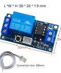 2 Pack 12V Single Bistable Self Locking Relay Module With Start Stop Button Kit For DIY Home And Industrial Projects Includes 2 Relays 300mm Wires And Screwdriver Compact 50x25.5x19mm Ready To Drop In And Control Your Devices. 50x26x19mm relay module with 300mm wire