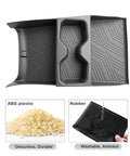 2025 2026 Hyundai Tucson Center Console Organizer Lower Tray With Cup Holder For Limited And Hybrid Models Durable Black ABS Plastic