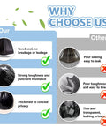 Comparison infographic: Heavy Duty Knock Box Trash Bags for Commercial Coffee Stations vs others, highlighting durability and seal quality.