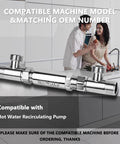 Upgrade Your Hot Water Game By Swapping That Crappy Plastic Sensor Bypass Valve With Our Heavy Duty 304 Stainless Steel Replacement, showing valve for hot water systems.