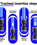 30 Pack 8mm Tube OD Straight Push To Connect Pneumatic Quick Connect Fittings Set With Union And Coupler Air Line Hose Fittings For Workshop Auto Shop Use, tracheal insertion steps diagram