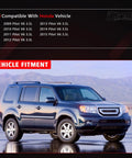SUV compatible with Engine Air Intake Hose Tube With Clamps For Honda Pilot 3 5L V6 2009 2010 2011 2012 2013 2014 2015