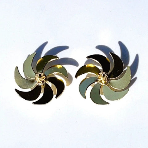 27mm 7 Blade Brass RC Boat Propeller Pair For Submarine Models CW And CCW Rotations 2mm Shaft Fit Tin Soldered Brass