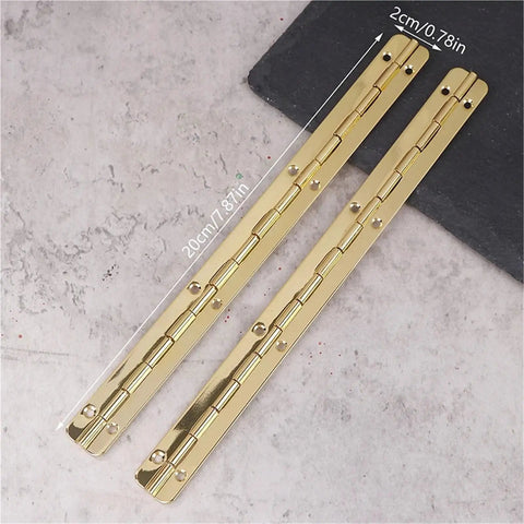 2 Pack Heavy Duty Cabinet Hinges With Soft Close Damper Quiet Self Close Anti Slam Hinge Set Iron Material, 20cm Size