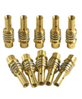 Gas Nozzle Holder With Spring For MIG MAG Welding Torch Workhorse Copper Contact Tip Holder Compatible With MB 15AK Series Pack of 8