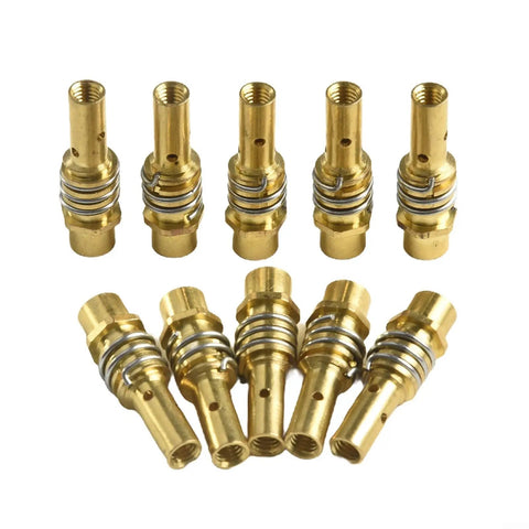 Gas Nozzle Holder With Spring For MIG MAG Welding Torch Workhorse Copper Contact Tip Holder Compatible With MB 15AK Series Pack of 8