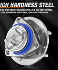 High hardness steel single front wheel hub and bearing assembly w/ ABS, speed sensor included, fits Chevy Impala 2000-2011