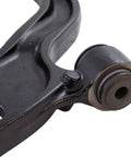 Close-up of lower control arm with ball joint from beefed up front steering and suspension kit for 2010-2012 Ford Taurus Lincoln MKS