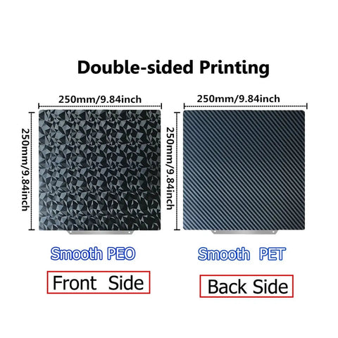 Dual Sided Pei Spring Steel Build Plate With Textured And Smooth Finish For Zero Warping Broad Filament Compatibility Snap In Design Fits M5 Q1 Pro 3D Printers The Ultimate Game Changer