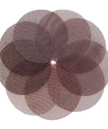 Grab These Fafeicy 50 Pc Mesh Sanding Discs For Drywall That Are Dustless And Non Clogging With 120 Grit To Smack Out Smooth Finishes Without The Messy Cleanup Hassle On Paint And Filler Fast - 5 inch mesh sanding discs in a layered design.