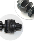 Easy Install M10 Torx Swing Canopy Screws 0.43 Inch Diameter Black 2 Pack For Porch Garden Swing Top Beams No Tools Needed Thumb Grip