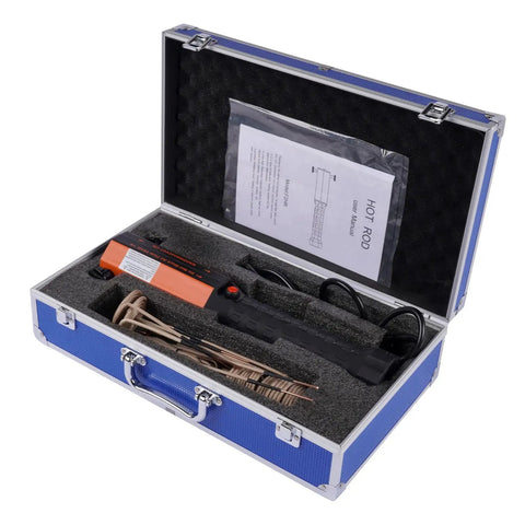 Induction Heater 1100W 110V Handheld Tool With 10 Coils in blue carrying case for loosening stuck bearings, pulleys, wheel nuts