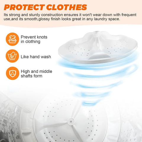 2026 Upgraded Washer Washplate With Center Cover Replacement for Front Load Washers Easy Install Durable Nylon Construction Includes Cap And Screw Replaces W10834890 W10609476 AP5956378 3452757 PS10064549 white washer washplate shown with rotating water flow