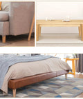 Set Of 4 Tapered Table Legs 30 Cm With Mounting Plates And Screws For Sofas Chairs Cabinets And Tea Tables Includes Floor Pads