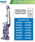 Vacuum compatible with Advanced NV350 Air Purifier Filter Replacements Six Pack Premium Activated Carbon Pre Filters.