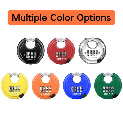 Keyless 4 Digit Combination Padlock With Hardened Steel Shackle Weatherproof Heavy Duty Lock For Sheds Gym Lockers Storage Units Gates And Fences That Keeps Your Gear Safe And Secure