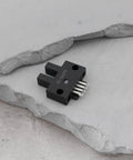 SX670P Slot Type Photoelectric Sensor 25.5 By 28.5 Mm for automation, non-contact object detection, U-shaped design.