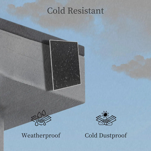 Power Your Outdoor Security Camera With This Type C And Micro USB Solar Panel Charger mounted on a rooftop edge