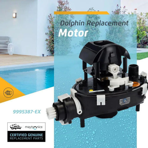 Plug And Play Replacement Motor Unit For Robotic Pool Cleaner 9995387-EX Compatible With Triton PS Maytronics Certified