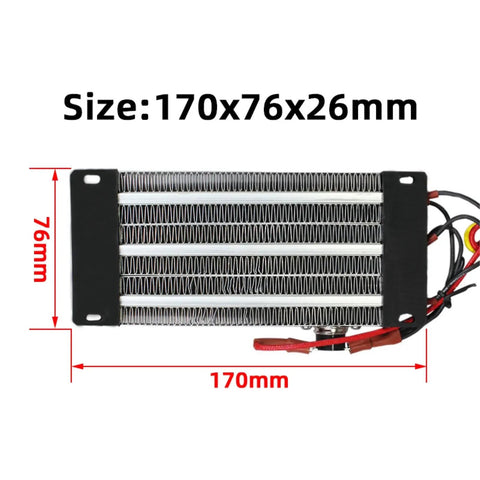 Top Shelf PTC Ceramic Heating Element With Built In Thermostatic Switch 110 Volt 1000 Watt Universal Replacement Coils shown from the top.