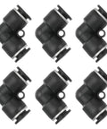 Six Pack Elbow Union Push To Connect Fittings Five Sixteenth In OD Tube Quick Lock Air Hose Adapters For Pneumatic Systems