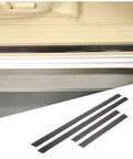 Toyota Land Cruiser Prado Door Sill Protectors Stickers Carbon Fiber Edge Guards Trim for 2010 2017 Models Easy Install
