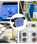 Heavy Duty Drill Powered Water Transfer Pump With 750 Gph High Flow Drainage Kit and Complete Hose Adapter Set Self Priming Hand Pump for draining aquariums.