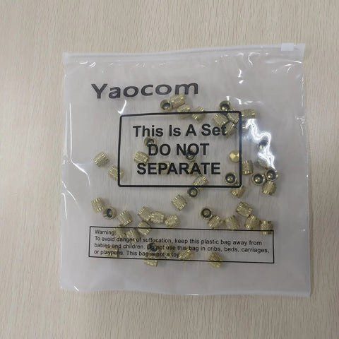 Bulk Pack Of 50 Quarter Inch Flare Brass Valve Caps With Neoprene O Ring Seal For HVAC And Plumbing in sealed bag