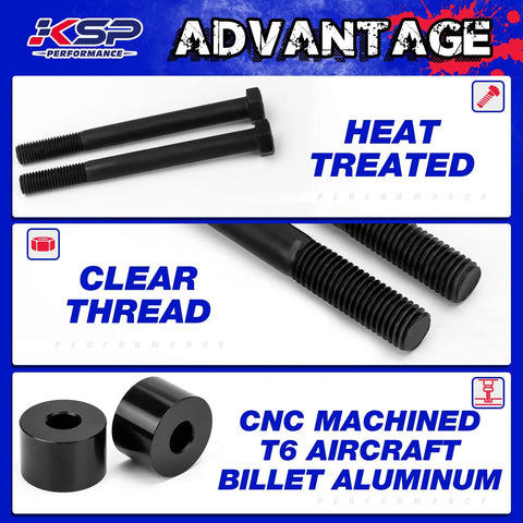 Diff Drop Kit For Toyota Tacoma 4WD And 4Runner 4WD With Skid Plate Spacer CNC Machined T6 Beefy Billet Aluminum close-up