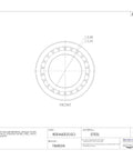 Rock Solid Heavy Duty Workhorse Tapered Roller Bearing Single Cone Straight Bore Steel Design Handles Radial And Axial Loads Built For Rough Job Sites And Shop Floors 2.4375 Inch Inner Diameter By 0.8660 Width, technical drawing view.