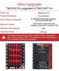 Specifications of TMC5160T Pro V1.0 Stepper Driver With Beefy Heatsink and product image