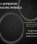 Road Bike Carbon Wheelset 700c Disc Brake Center Lock Thru Axle 45 50 53mm Depth 25mm Width For 8 9 10 11 Speed Cassette